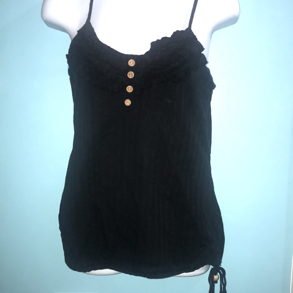 Black tank top